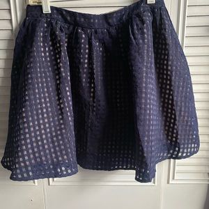 Lush black mini skirt size M